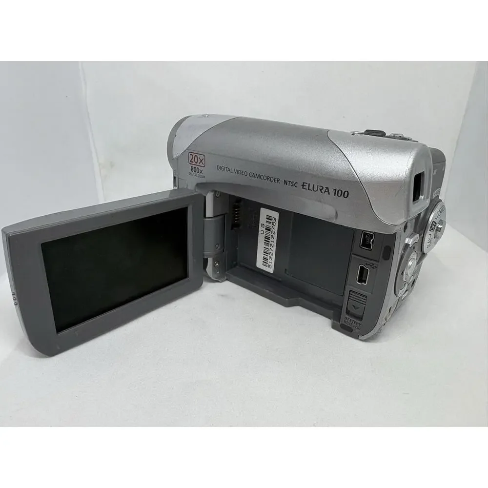 Canon ELURA 100 Digital Video Camcorder NTSC 20X Zoom Parts Repair READ C105